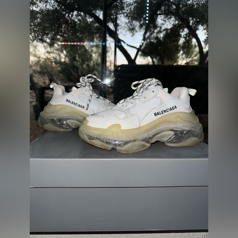 Balenciaga Triple S Clear Sole White
